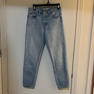 Levi's Light Blue Straight Leg Jeans